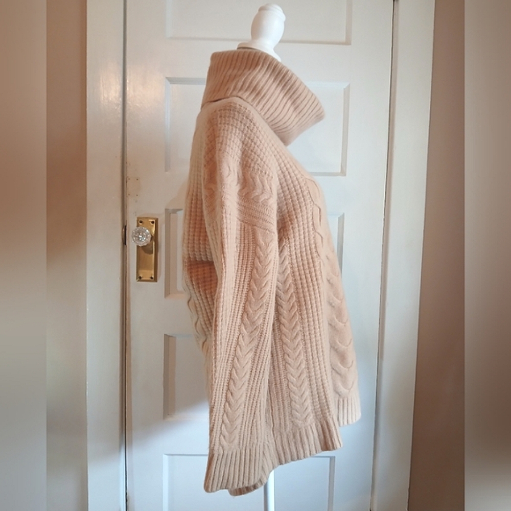 Vince Cashmere & Wool Blend Camel Turtleneck - xl - Picture 4 of 10